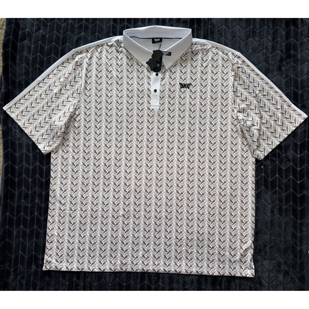 PXG Men's Parsons Xtreme Golf Polo Shirt Geometric Performance Sz 3XL